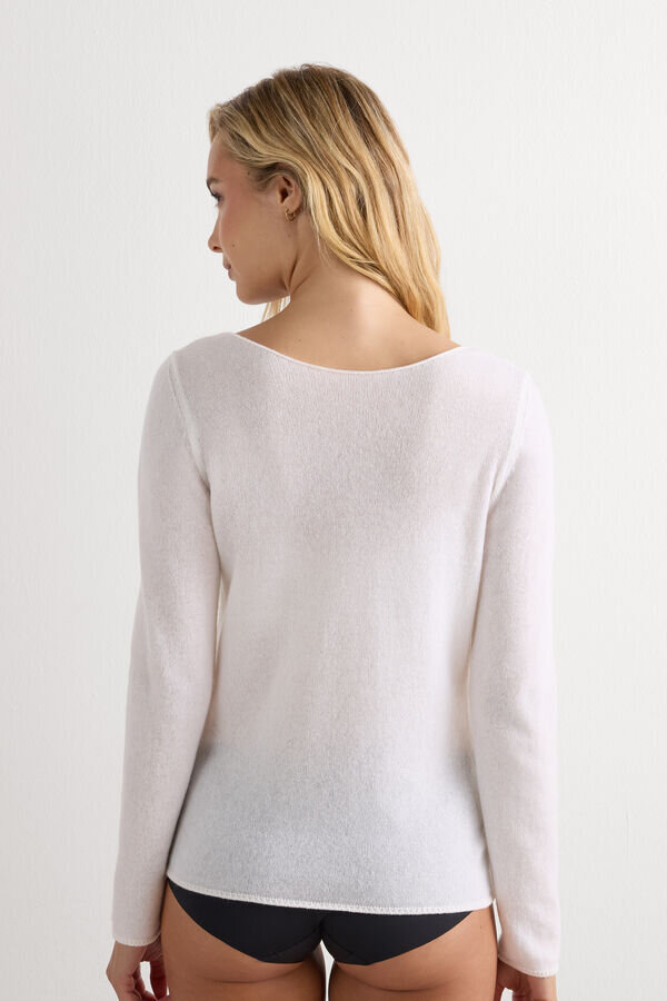 1 Kaszmirowa bluzka z długim rękawem 1 Kaszmirowa bluzka z długim rękawem