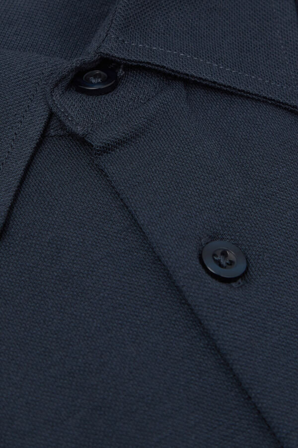 Bawełniana koszula z pikowanego materiału Bawełniana koszula z pikowanego materiału