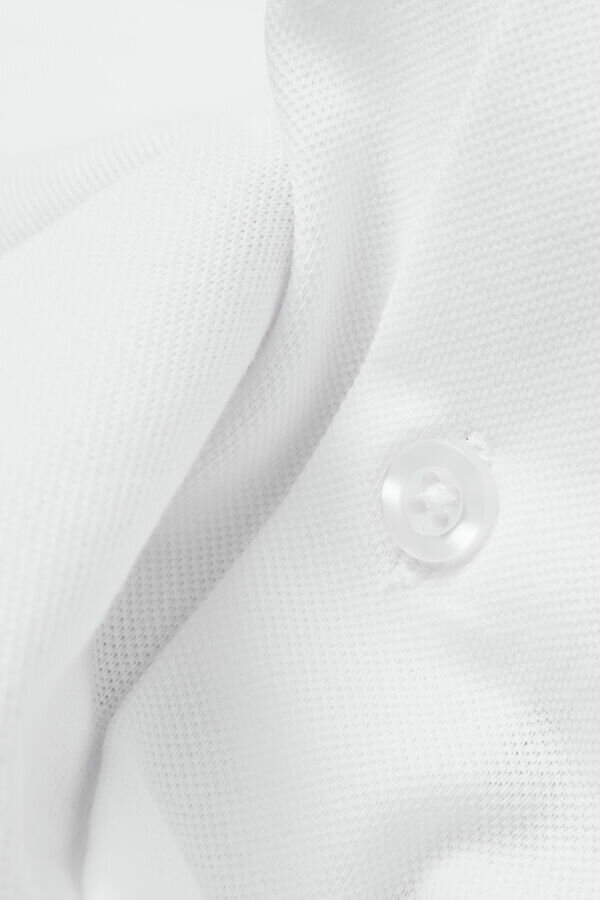 Bawełniana koszula z pikowanego materiału Bawełniana koszula z pikowanego materiału