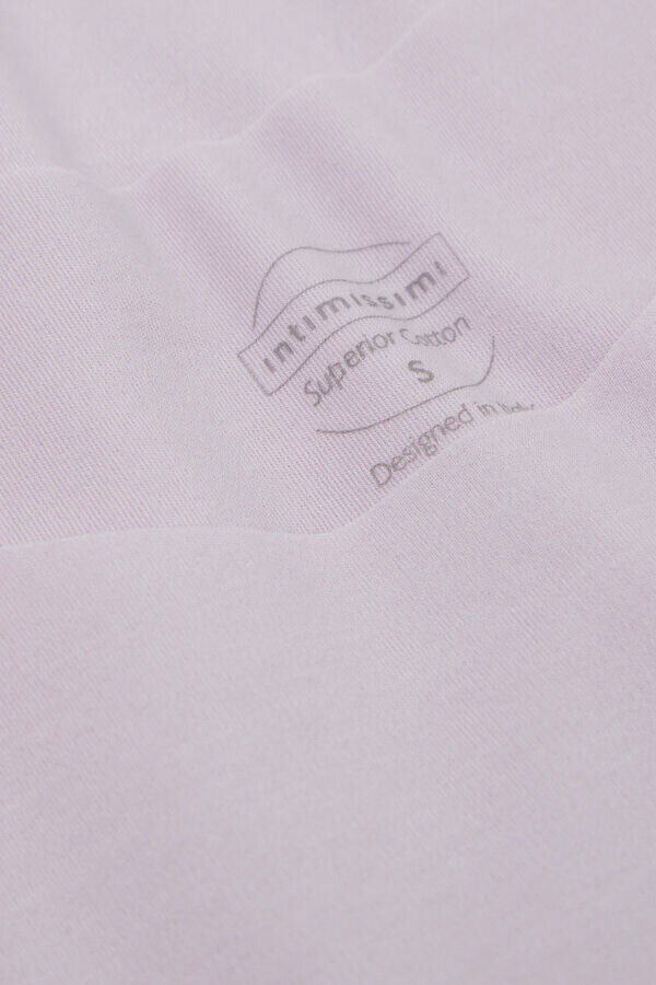 Bawełniana koszulka bez rękawów z okrągłym dekoltem i surowymi krawędziami Bawełniana koszulka bez rękawów z okrągłym dekoltem i surowymi krawędziami