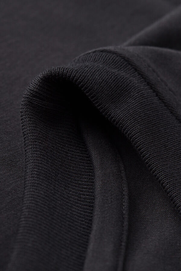 Bawełniana koszulka oversize z dzianiny interlock Bawełniana koszulka oversize z dzianiny interlock