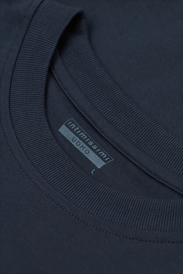 Bawełniana koszulka oversize z dzianiny interlock Bawełniana koszulka oversize z dzianiny interlock