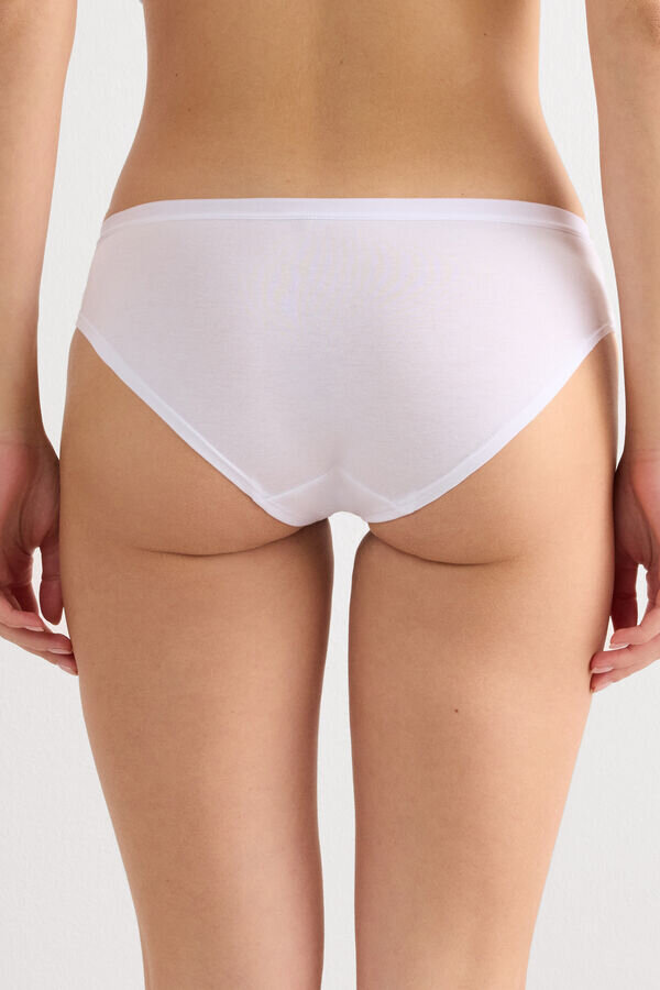 Bawełniane majtki z średnim stanem Bawełniane majtki z średnim stanem