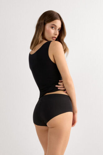 Bezszwowe bawełniane majtki typu hipster