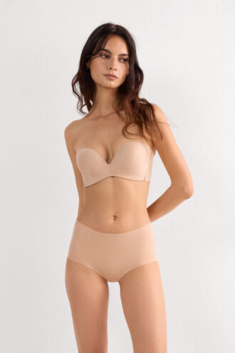 Bezszwowe majtki hipster z mikrofibry