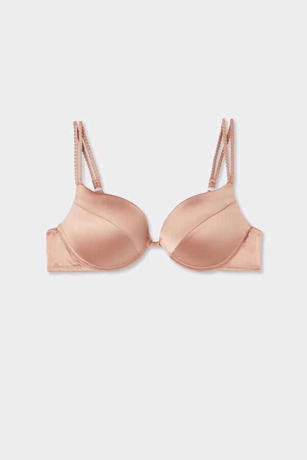 Biustonosz Simona Super Push-Up z jedwabiu Biustonosz Simona Super Push-Up z jedwabiu