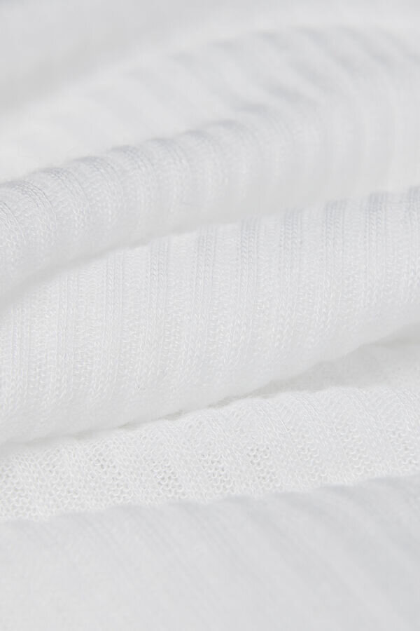 Bluzka z krótkim rękawem z ultranaturalnego kaszmiru Bluzka z krótkim rękawem z ultranaturalnego kaszmiru