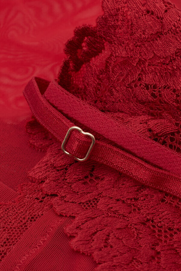 Body z tiulu i Lace Bodysuit Pretty Flowers Body z tiulu i Lace Bodysuit Pretty Flowers