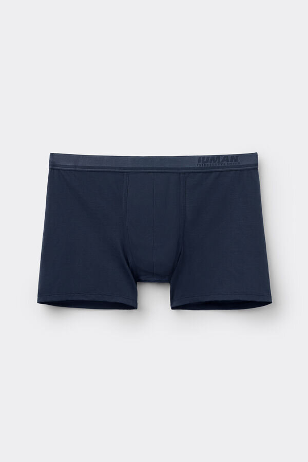 Bokserki z merceryzowanej bawełny premium z logo Bokserki z merceryzowanej bawełny premium z logo