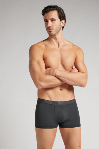 Bokserki z mikrofibry z logo