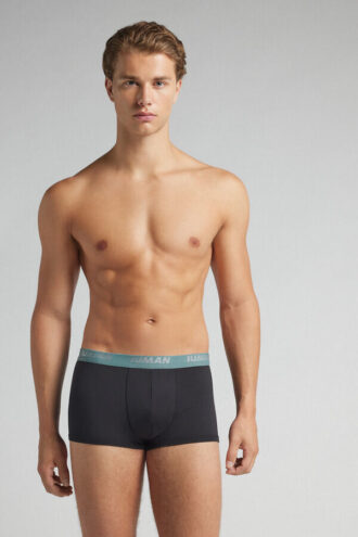 Bokserki z mikrofibry z logo