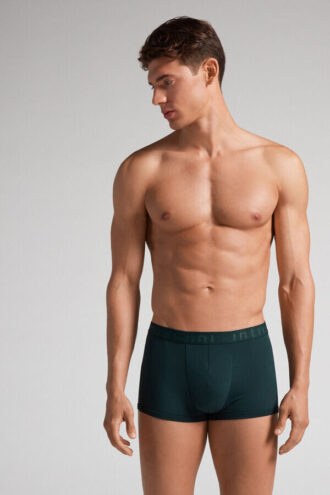 Boxerki z mikrofibry z logo