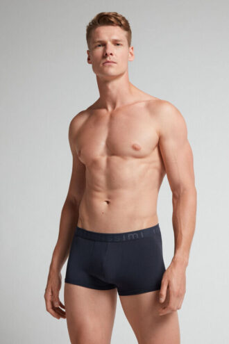 Boxerki z mikrofibry z logo