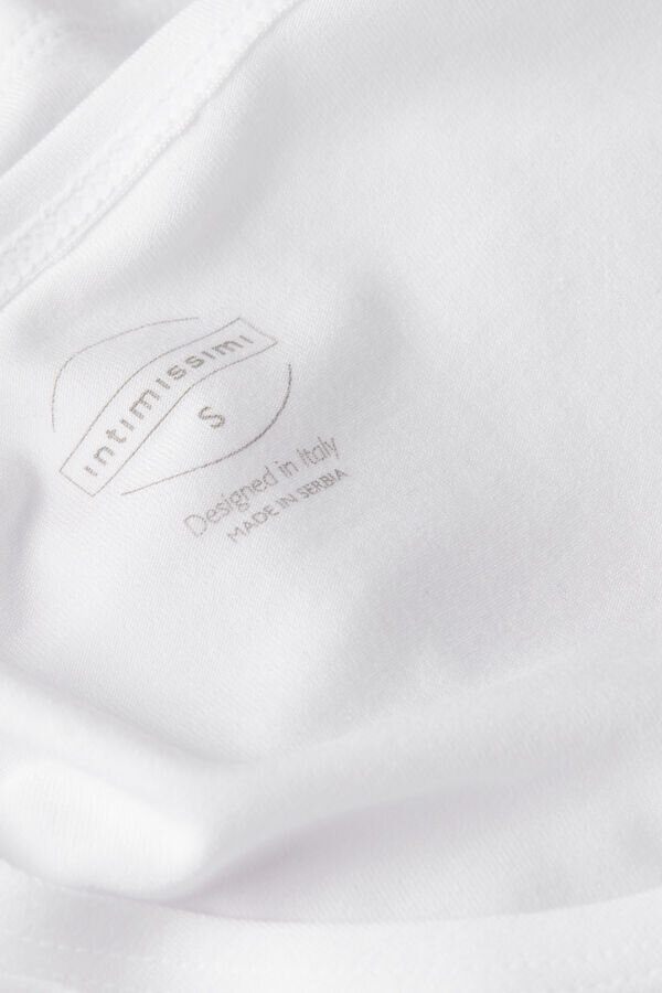 Długa koszulka bez rękawów z mikromodalu Długa koszulka bez rękawów z mikromodalu