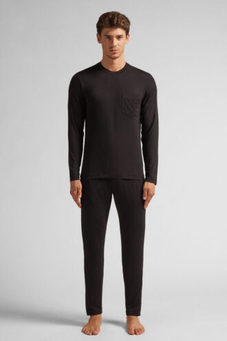 Długie piżamy z mikromodalu