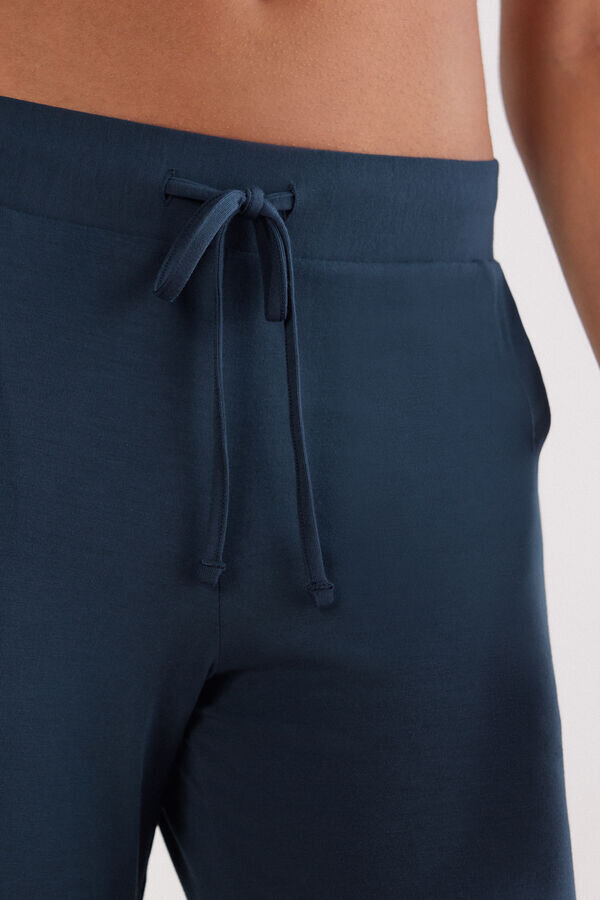 Długie spodnie palazzo z modalu Długie spodnie palazzo z modalu