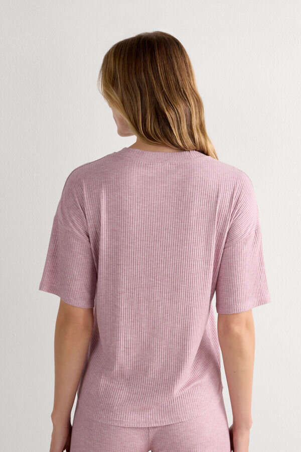 Elegancka, wygodna bluzka z modalu z krótkim rękawem Elegancka, wygodna bluzka z modalu z krótkim rękawem