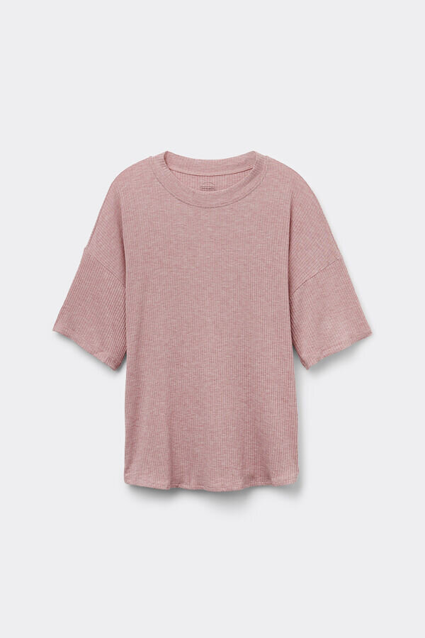 Elegancka, wygodna bluzka z modalu z krótkim rękawem Elegancka, wygodna bluzka z modalu z krótkim rękawem