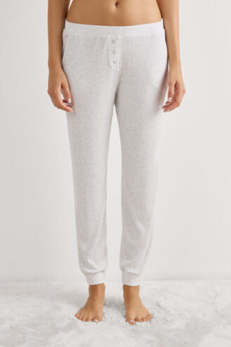 Eleganckie, wygodne spodnie z modalu o pełnej długości