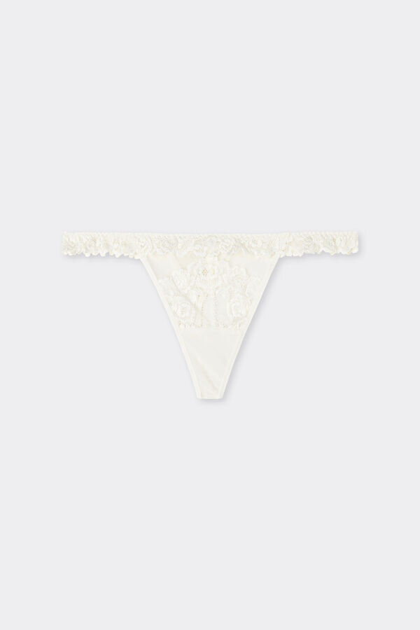 Figi stringi z tiulu Pretty Flowers Figi stringi z tiulu Pretty Flowers