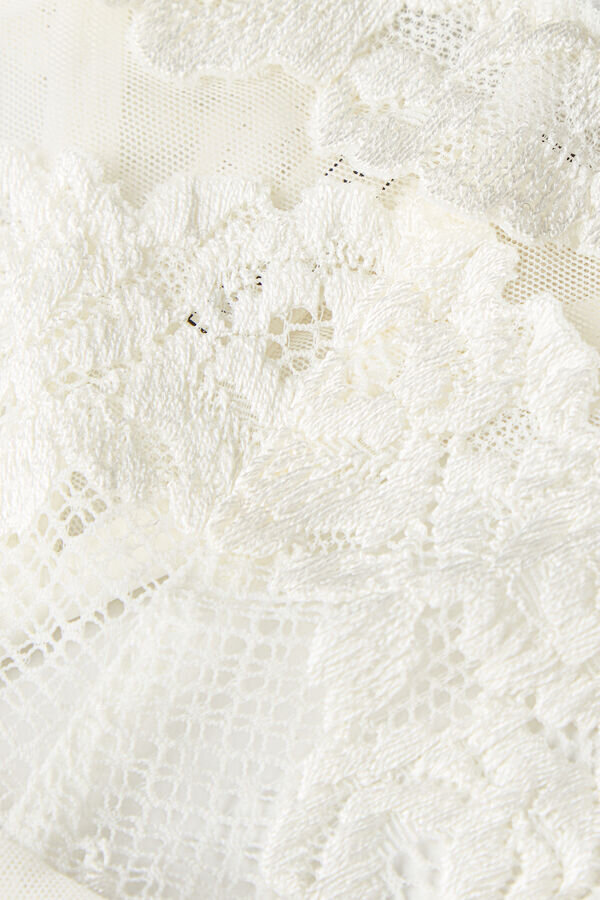 Figi stringi z tiulu Pretty Flowers Figi stringi z tiulu Pretty Flowers