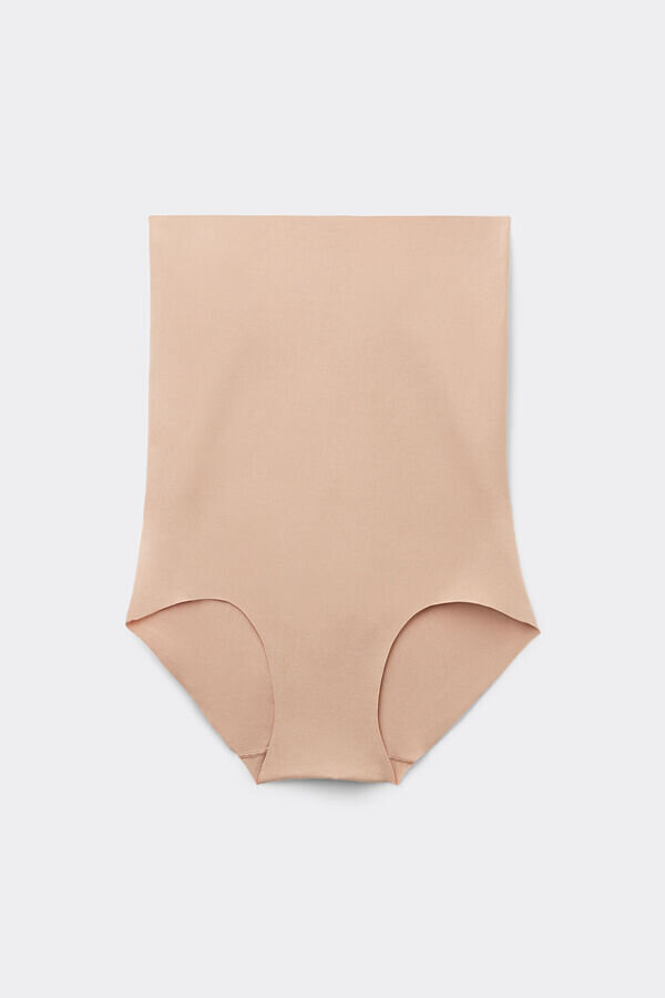 Jasne, modelujące majtki z wysokim stanem z bawełny Jasne, modelujące majtki z wysokim stanem z bawełny