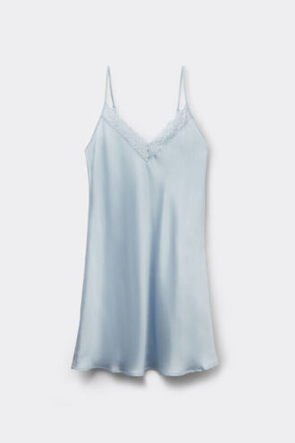 Jedwabna koszulka z koronką Silk and Lace