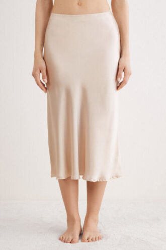 Jedwabna spódnica midi