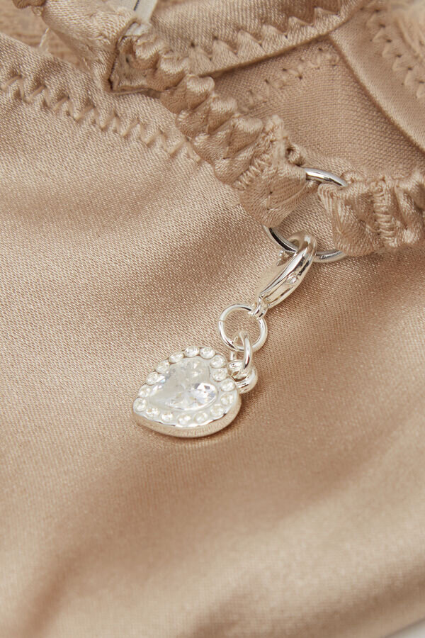 Jedwabne majtki Thong z jedwabiu i koronki Jedwabne majtki Thong z jedwabiu i koronki