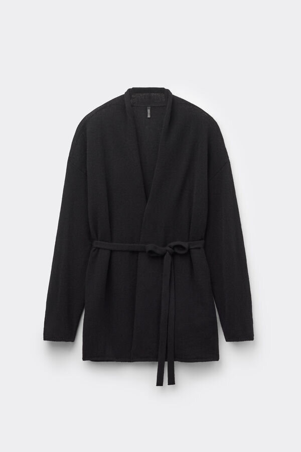 Kardigan z paskiem z 1 kaszmiru Kardigan z paskiem z 1 kaszmiru