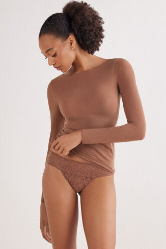 Koronkowe majtki Brazilian