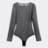 Koronkowy Lace Bodysuit z długim rękawem Flirt Fearlessly Koronkowy Lace Bodysuit z długim rękawem Flirt Fearlessly
