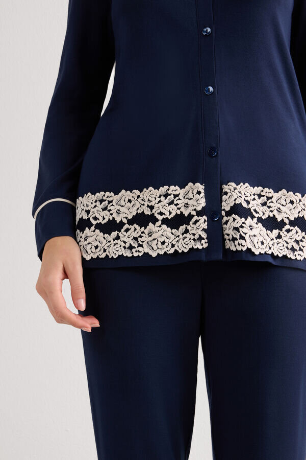 Koszula z guzikami Pretty Flowers z modalu Koszula z guzikami Pretty Flowers z modalu