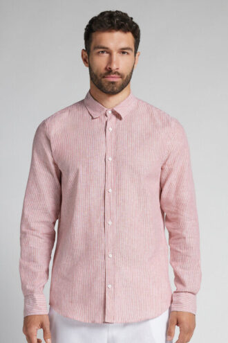 Koszula z lnu i bawełny