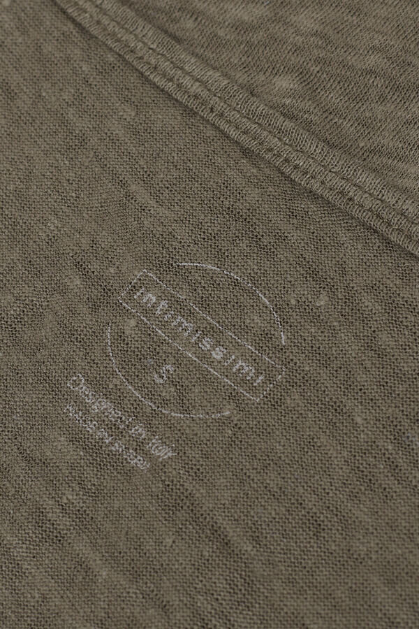 Koszulka bez rękawów z czystego lnu Koszulka bez rękawów z czystego lnu