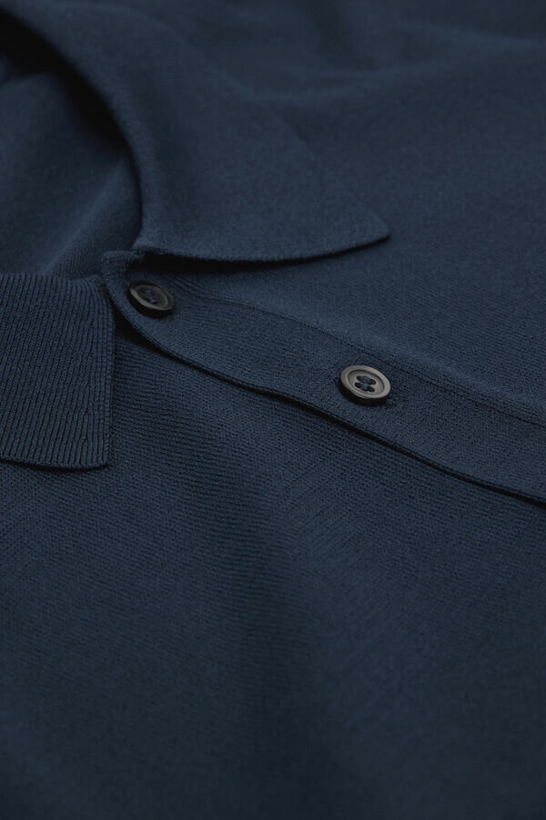 Koszulka polo z wiskozy i nylonu Koszulka polo z wiskozy i nylonu