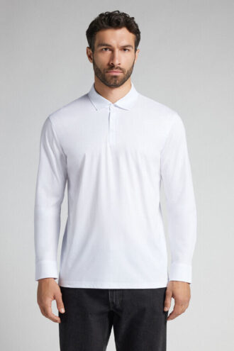 Koszulka polo z wysokiej jakości merceryzowanej bawełny Koszulka polo z wysokiej jakości merceryzowanej bawełny