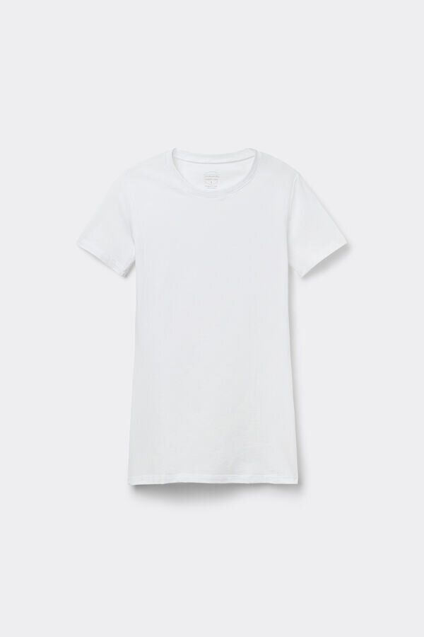 Koszulka z krótkim rękawem z elastycznej bawełny najwyższej jakości Koszulka z krótkim rękawem z elastycznej bawełny najwyższej jakości