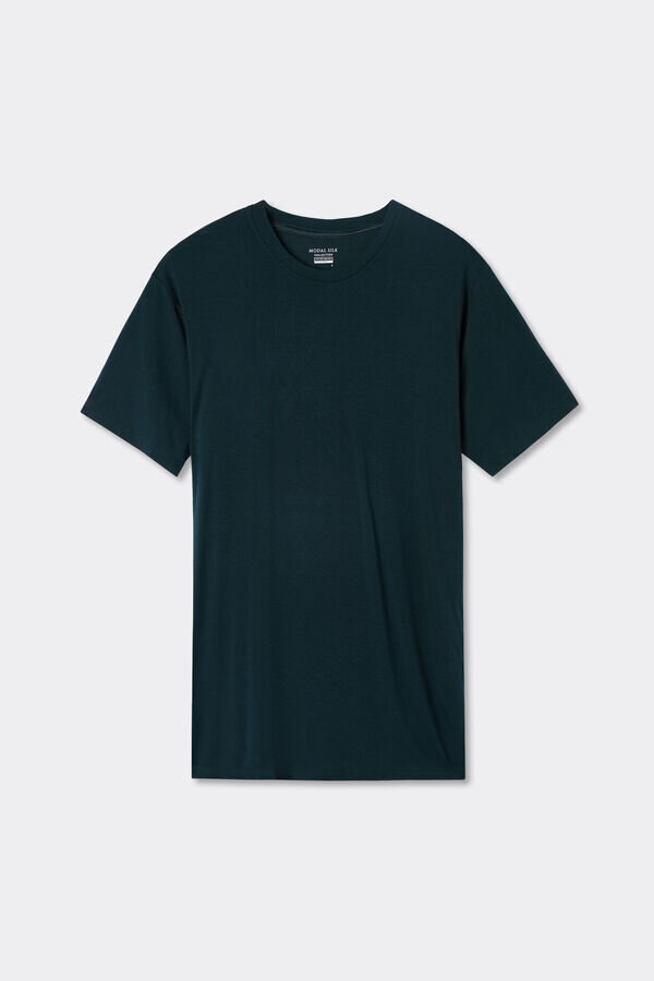 Koszulka z modalu i jedwabiu Koszulka z modalu i jedwabiu