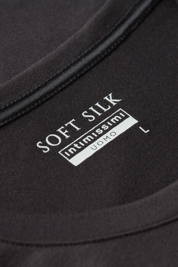 Koszulka z modalu i jedwabiu Koszulka z modalu i jedwabiu