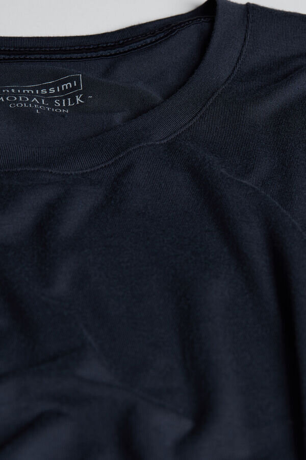 Koszulka z modalu i jedwabiu Koszulka z modalu i jedwabiu