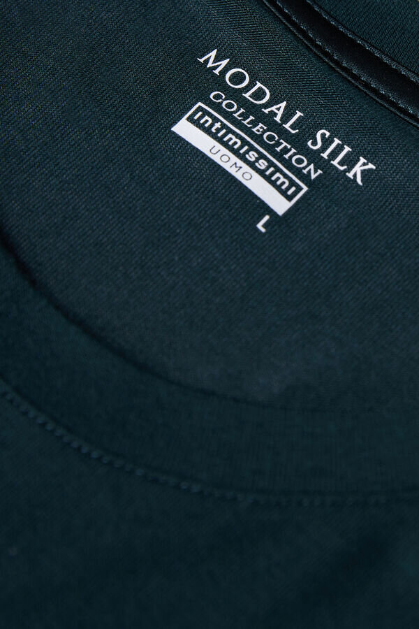 Koszulka z modalu i jedwabiu Koszulka z modalu i jedwabiu