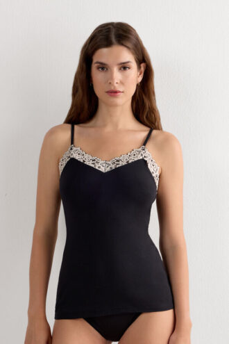 Koszulka z modalu Pretty Flowers