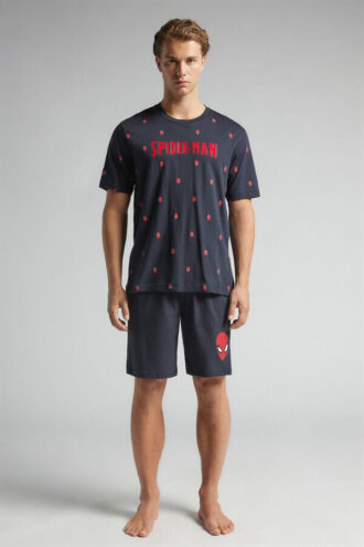 Krótka bawełniana piżama Spider-Man Marvel