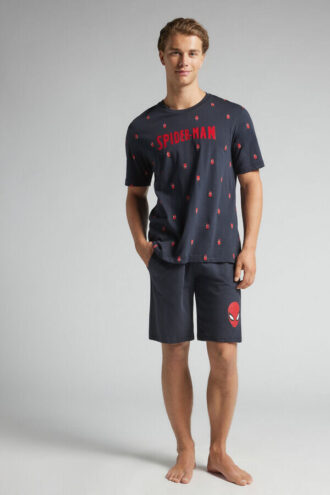 Krótka bawełniana piżama Spider-Man Marvel