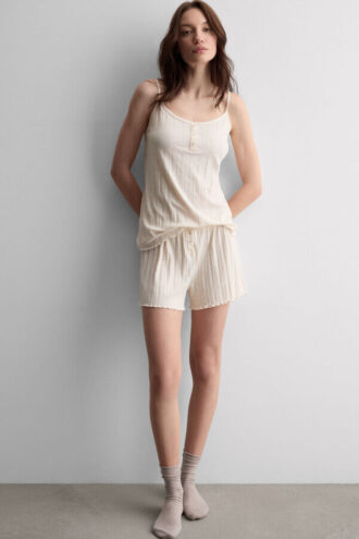 Krótka piżama Sweet Pointelle