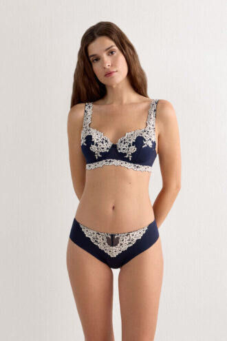 Majtki bezszwowe Pretty Flowers z bawełny