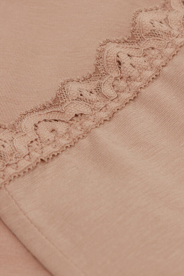 Majtki z wysokim stanem z bawełny i koronki Majtki z wysokim stanem z bawełny i koronki