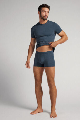 Naturalne, świeże bawełniane bokserki