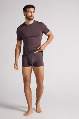 Naturalne, świeże bawełniane bokserki